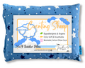 Blue Tilly & Scotty Pillow - Stars and Stripes - Super Soft Organic Cotton Pillowcase - 14x19 Plush Filled Pillows Hypoallergenic - 2-8+ year old Children, Toddlers, Kids, Baby, Travel - Pink, Blue, Grey available